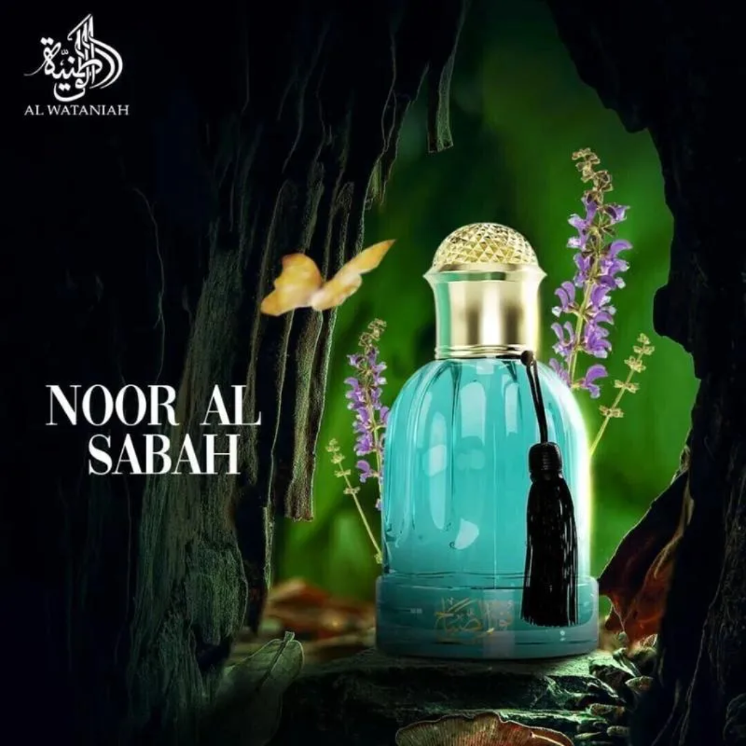 Al Wataniah Noor Al Sabah — perfume árabe masculino amadeirado e marcante, com alta fixação. Original, lacrado e envio rápido pela Bravanni.