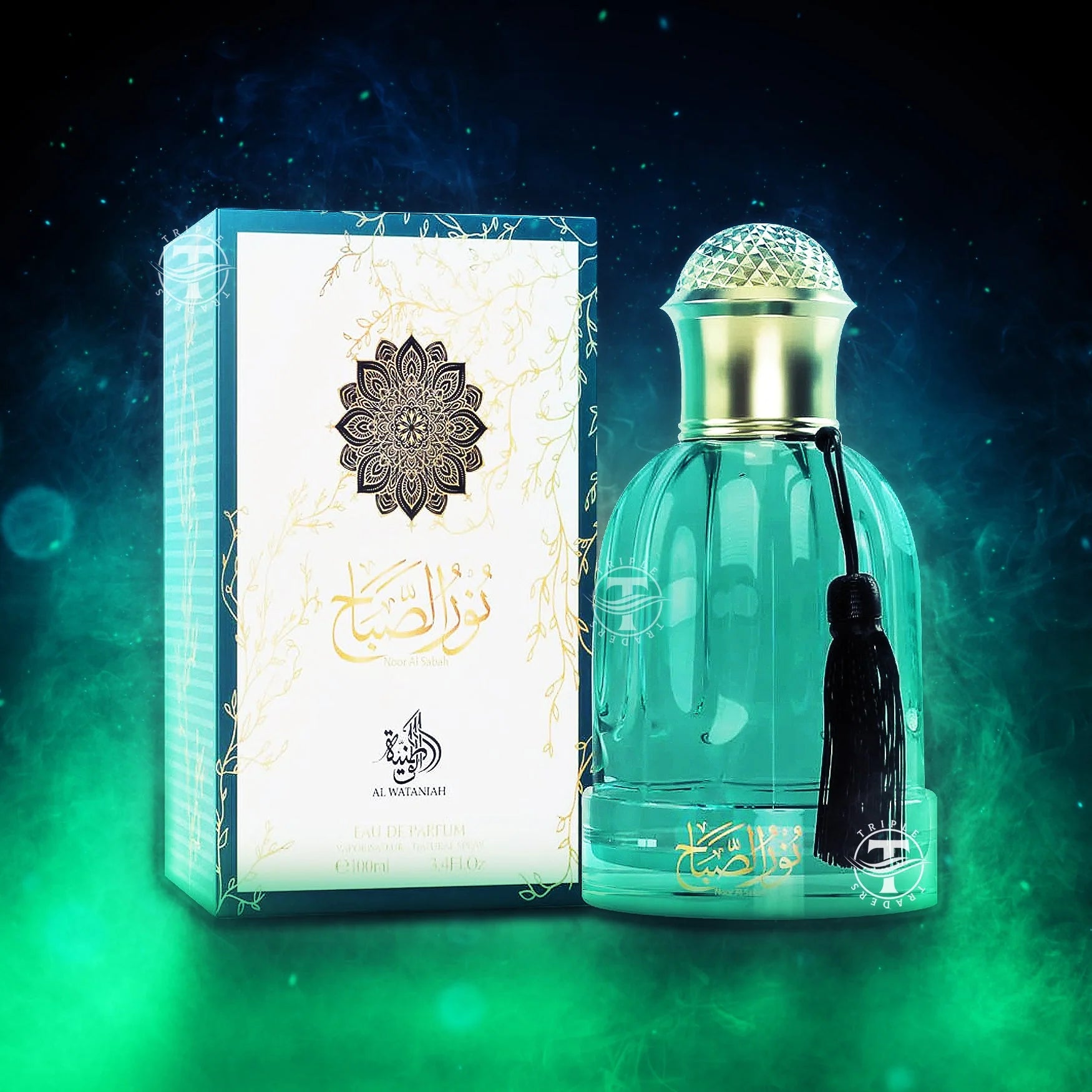 Al Wataniah Noor Al Sabah — perfume árabe masculino amadeirado e marcante, com alta fixação. Original, lacrado e envio rápido pela Bravanni.