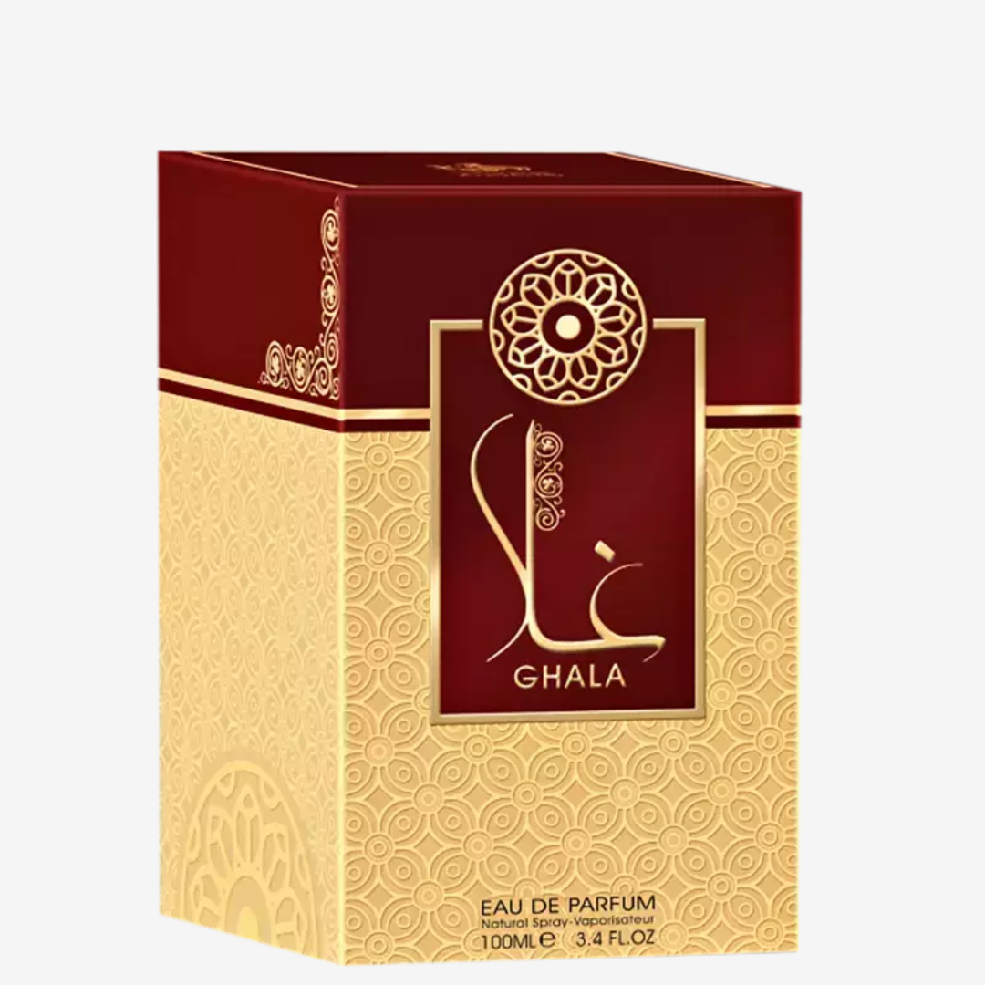 Ghala Al Wataniah perfume árabe feminino luxuoso, com especiarias e flores marcantes. Fixação intensa para mulheres sofisticadas.
