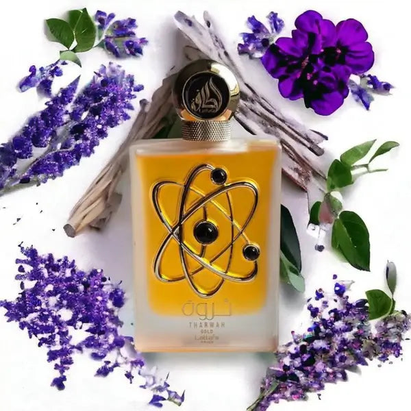 Perfume Árabe Feminino Tharwah Gold Lattafa Eau De Parfum - 100ml