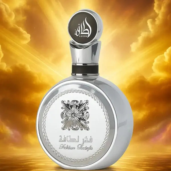 Perfume masculino árabe Fakhar Platinum Lattafa: elegância oriental, intenso e sofisticado. Compre na Bravanni com originalidade e exclusividade garantidas.