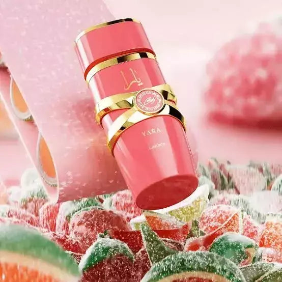 Perfume Árabe Feminino Yara Candy Lattafa fragrância feminina doce, envolvente e irresistível. Original, lacrado e com envio rápido na Bravanni.
