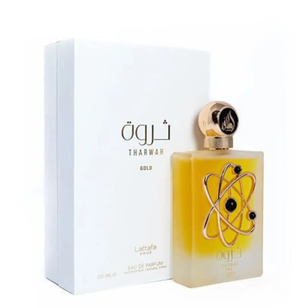 Perfume Árabe Feminino Tharwah Gold Lattafa Eau De Parfum - 100ml