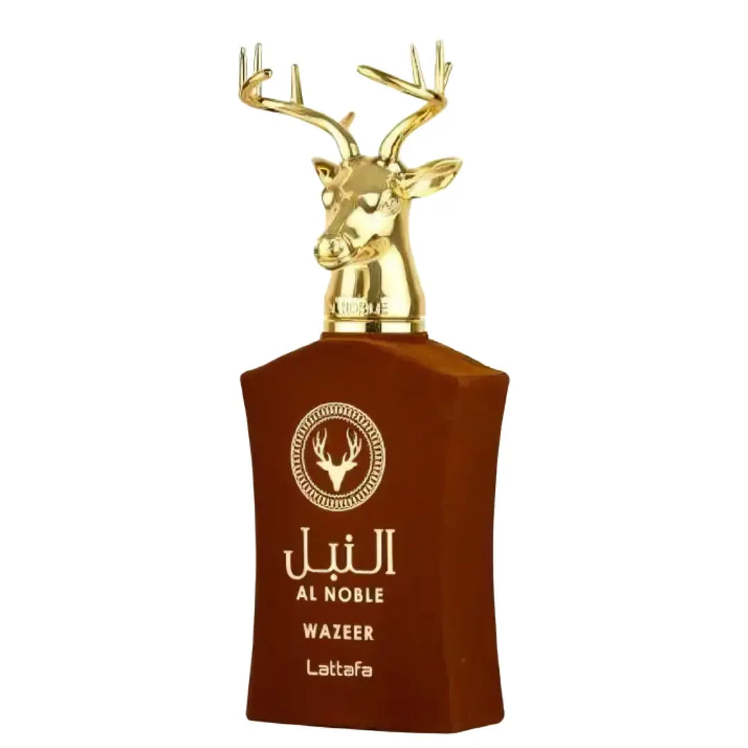 Perfume Árabe Unissex Wazeer Al Noble Lattafa perfume árabe unissex com aroma marcante e elegante. Sofisticação e originalidade para quem busca exclusividade.
