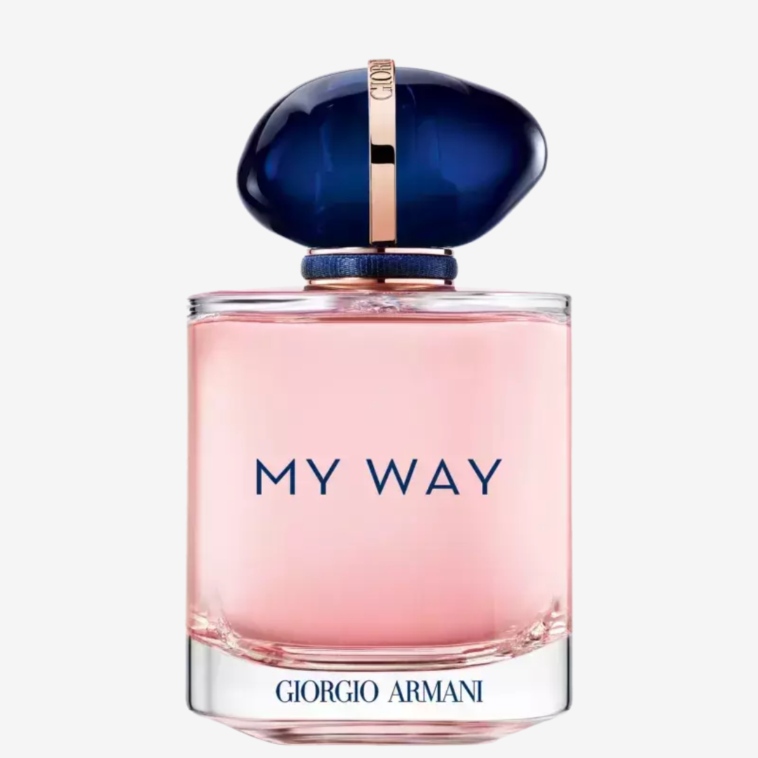 My Way Giorgio Armani é um perfume feminino floral sofisticado que celebra encontros e memórias únicas. Elegância e autenticidade em cada borrifada.