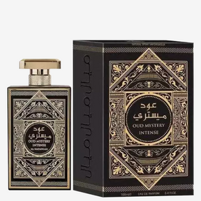 Oud Mystery Intense Al Wataniah: fragrância árabe intensa e luxuosa. Unissex, marcante e sofisticada. Exclusivo na Bravanni.